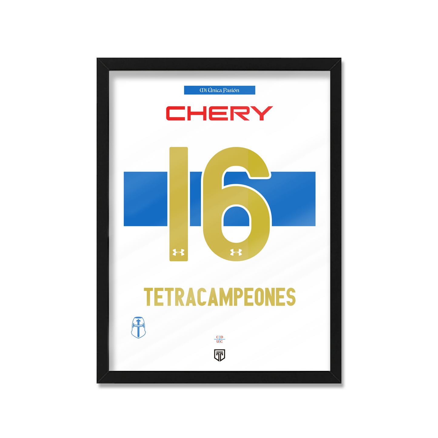 CUADRO UNIVERSIDAD CATÓLICA TETRACAMPEONES 16