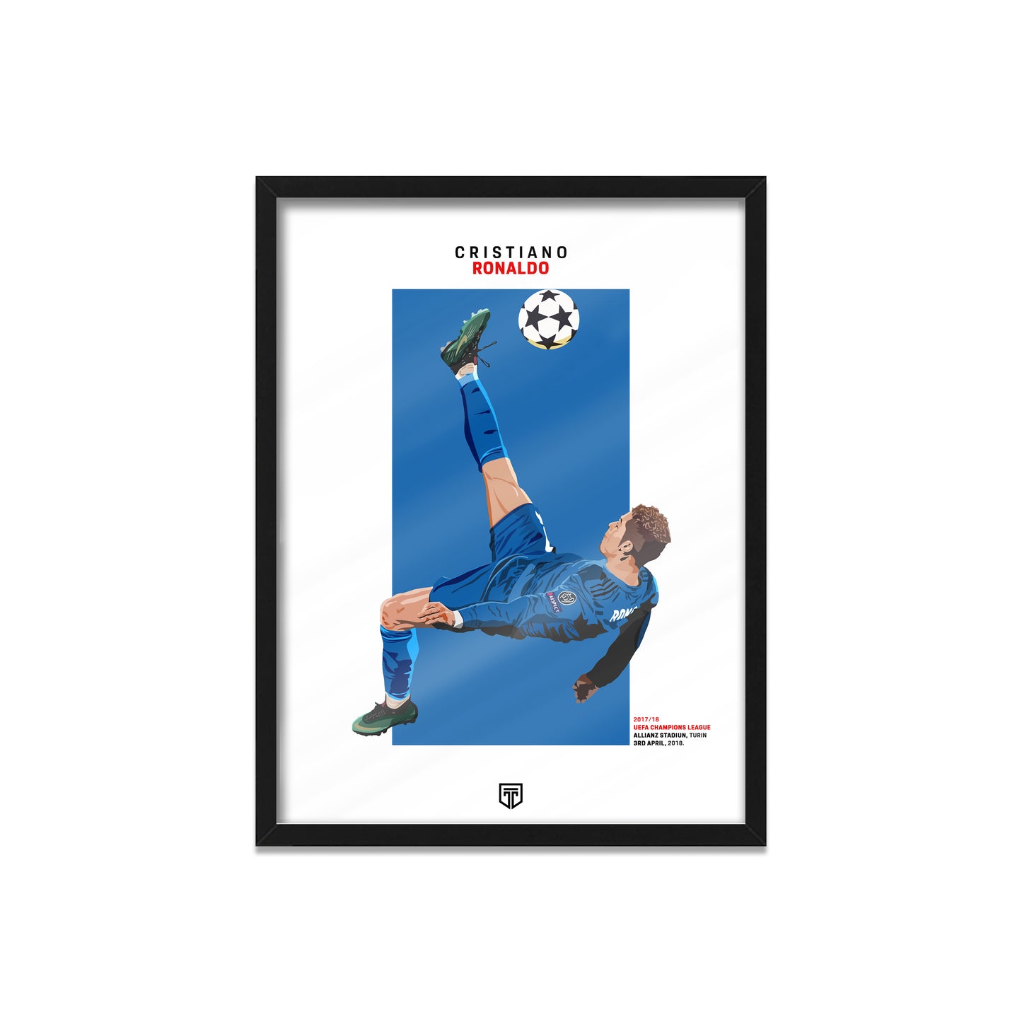 Poster Cristiano Ronaldo Ilustración Cr7