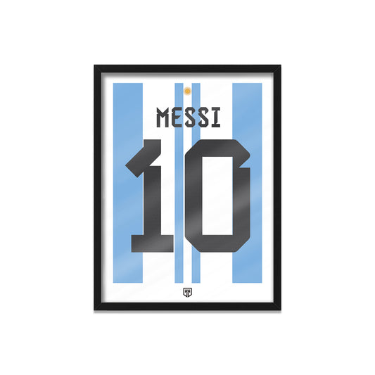 CUADRO MESSI 10 ARGENTINA WC 2022