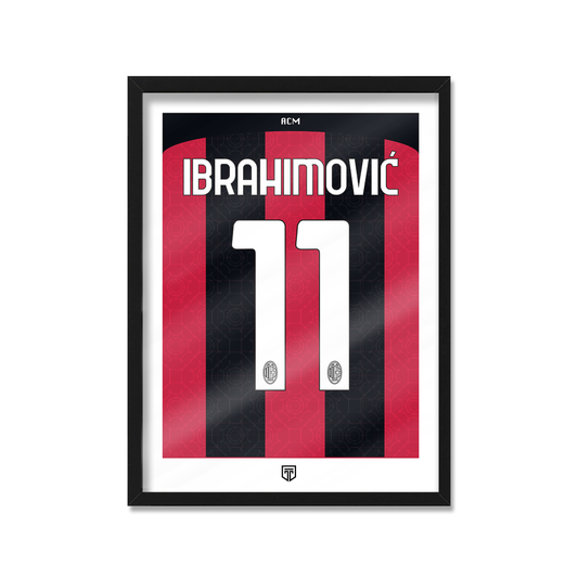 CUADRO AC MILAN 2020 ZLATAN IBRAHIMOVIC