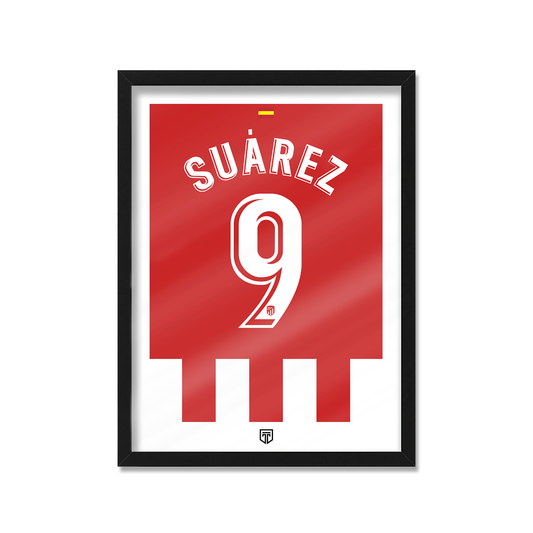 CUADRO ATLETICO DE MADRID 2021 SUAREZ