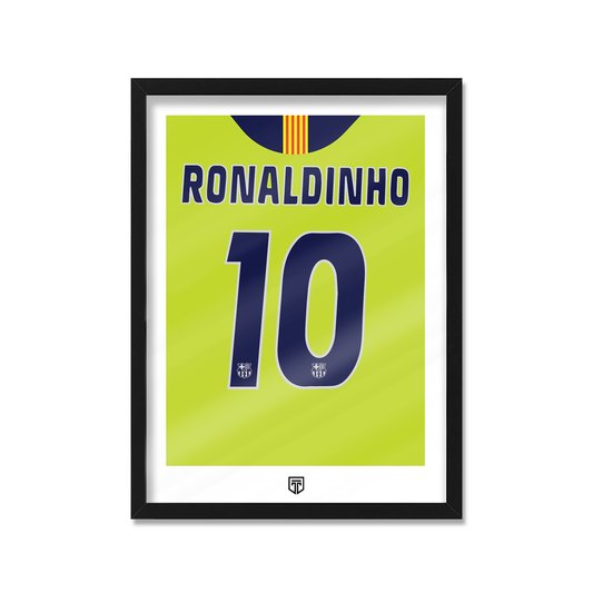 CUADRO BARCELONA 2005 RONALDINHO