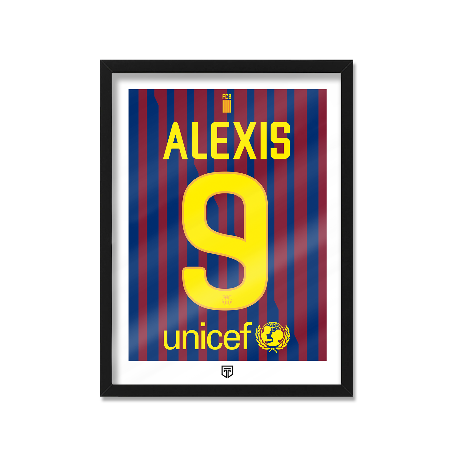 CUADRO BARCELONA 2011 ALEXIS SANCHEZ