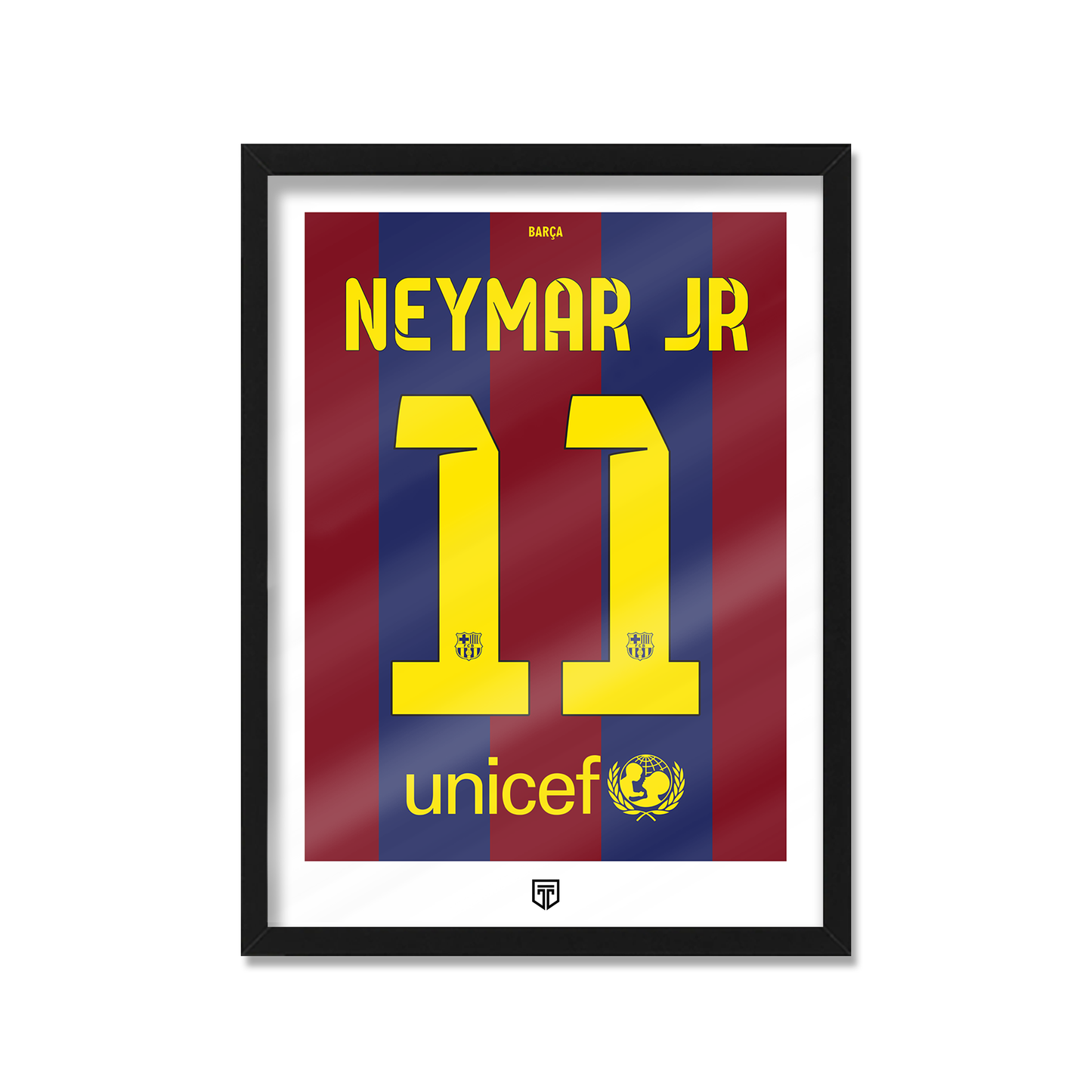 CUADRO BARCELONA 2015 NEYMAR JR