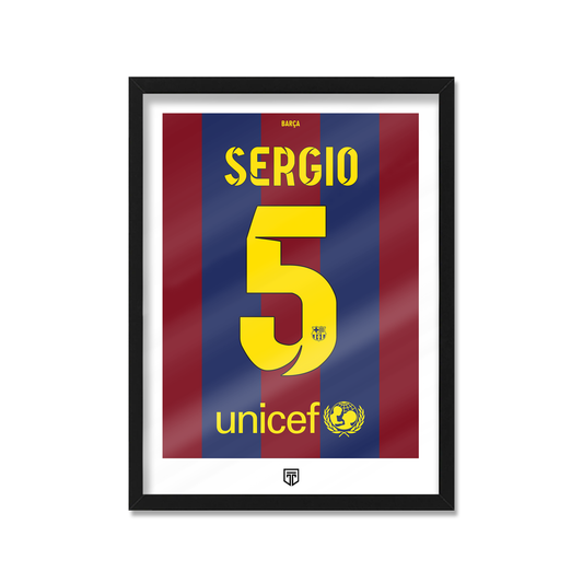 CUADRO BARCELONA SERGIO BUSQUETS