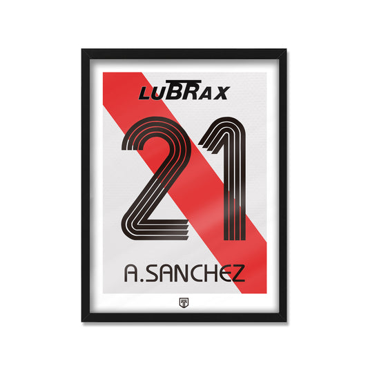 CUADRO ALEXIS SÁNCHEZ 21 RIVER PLATE