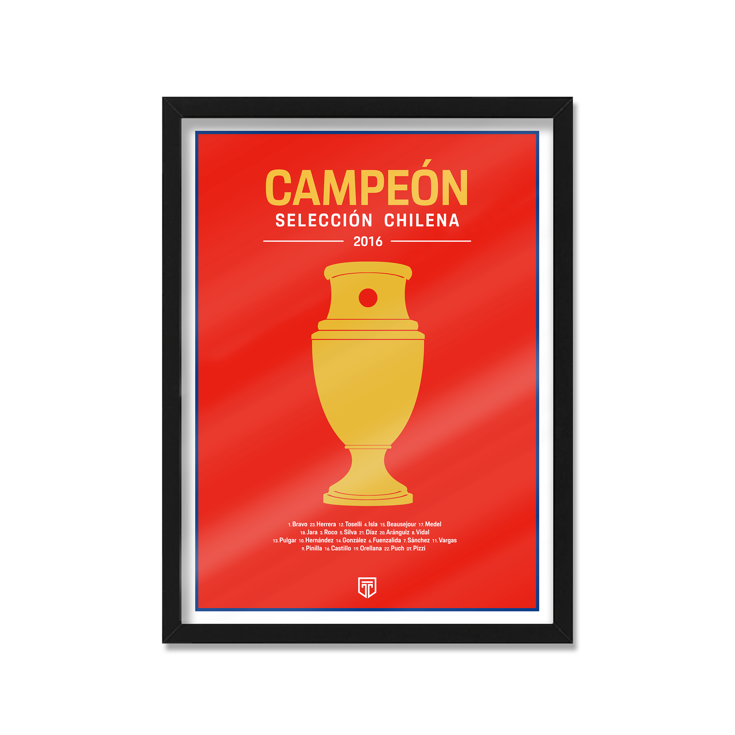 POSTER CHILE COPA AMÉRICA 2016