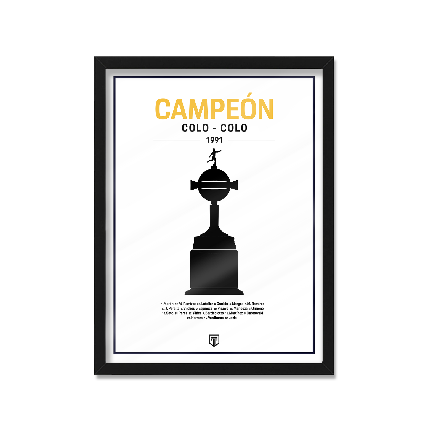 POSTER COLO COLO LIBERTADORES 1991