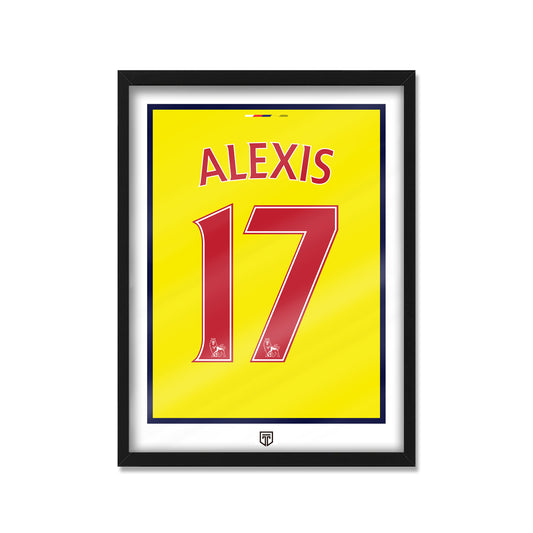 CUADRO ALEXIS SÁNCHEZ 17 ARSENAL 2015