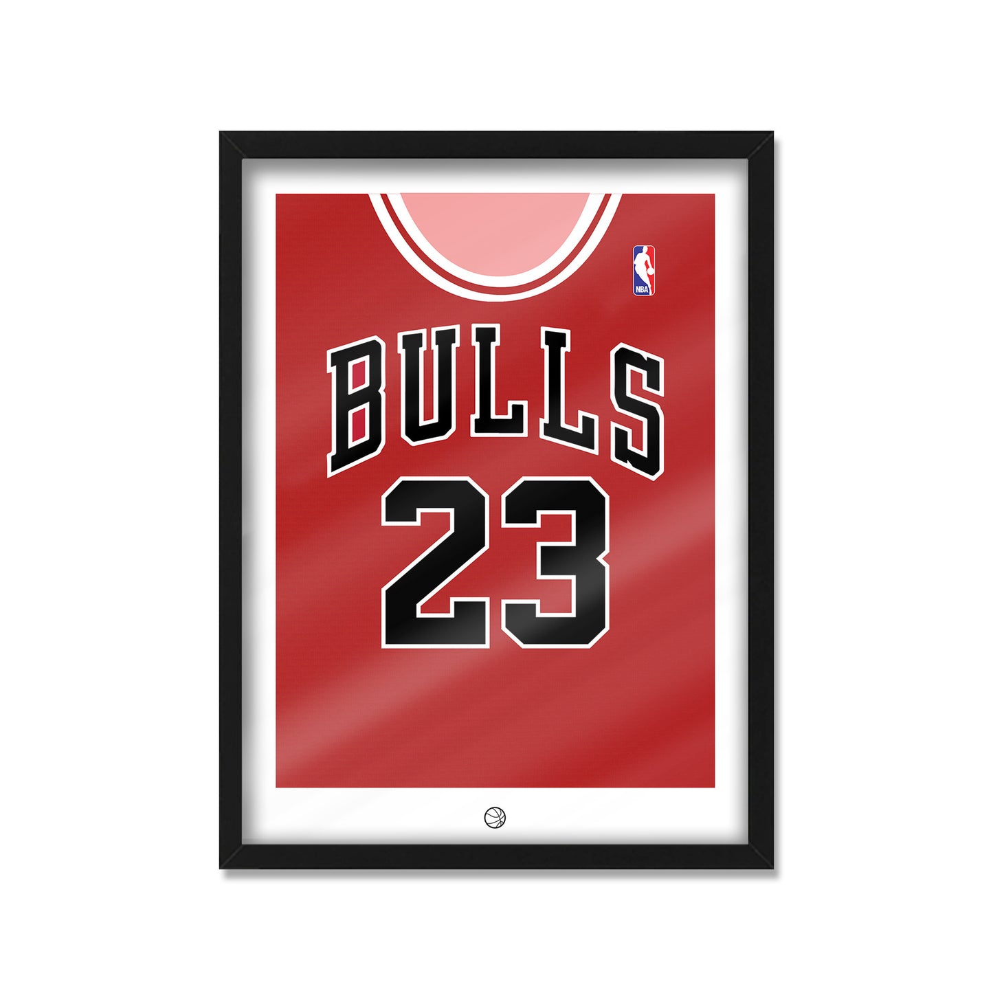 Cuadro Chicago Bulls Michael Jordan Frontal Camiseta