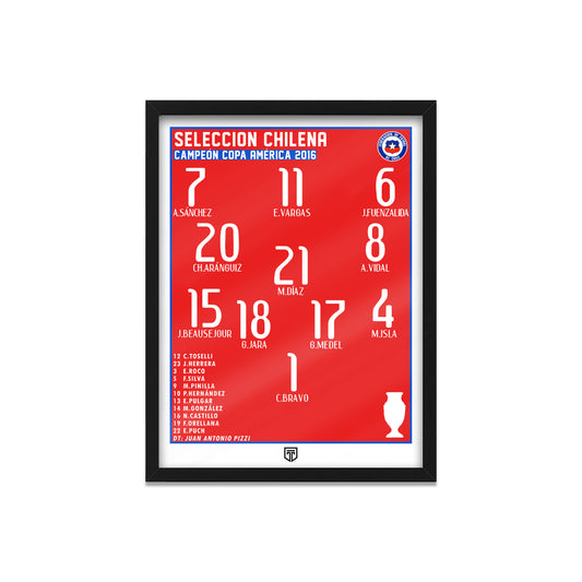 SELECCIÓN CHILENA SQUAD COPA AMÉRICA 2016