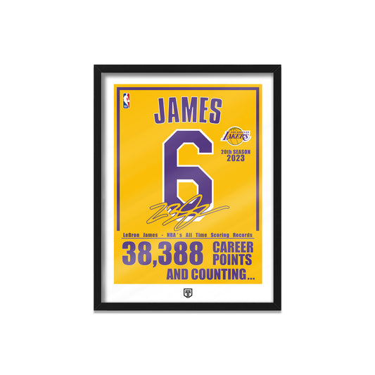 LEBRON JAMES 6 LA LAKERS 2023 HOF