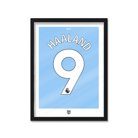 CUADRO MANCHESTER CITY 2023 HAALAND