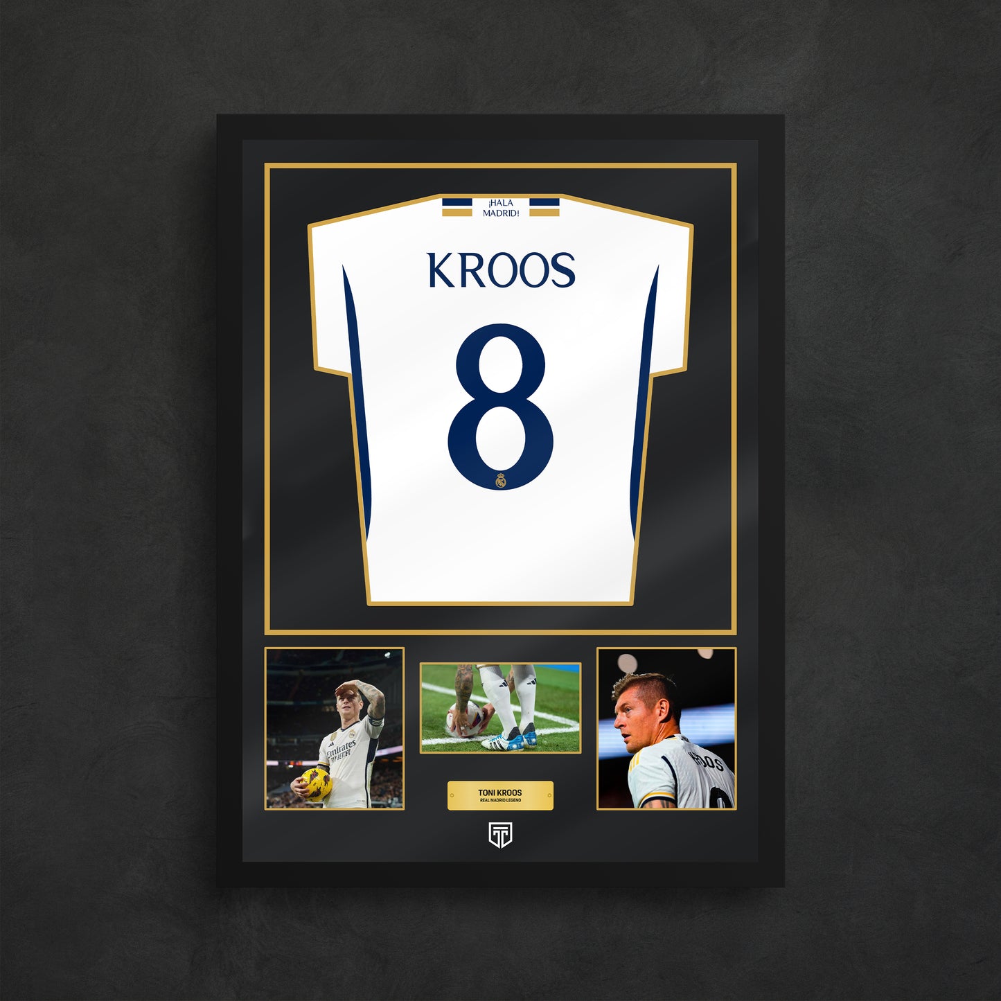 CUADRO KROOS REAL MADRID MEMORABILIA