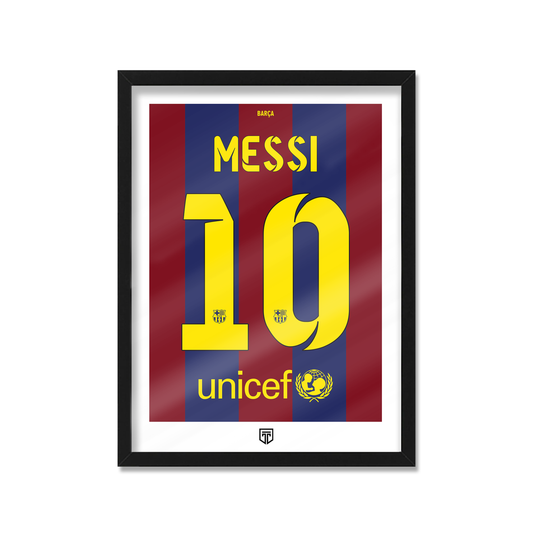 CUADRO BARCELONA 2015 MESSI CUADRO