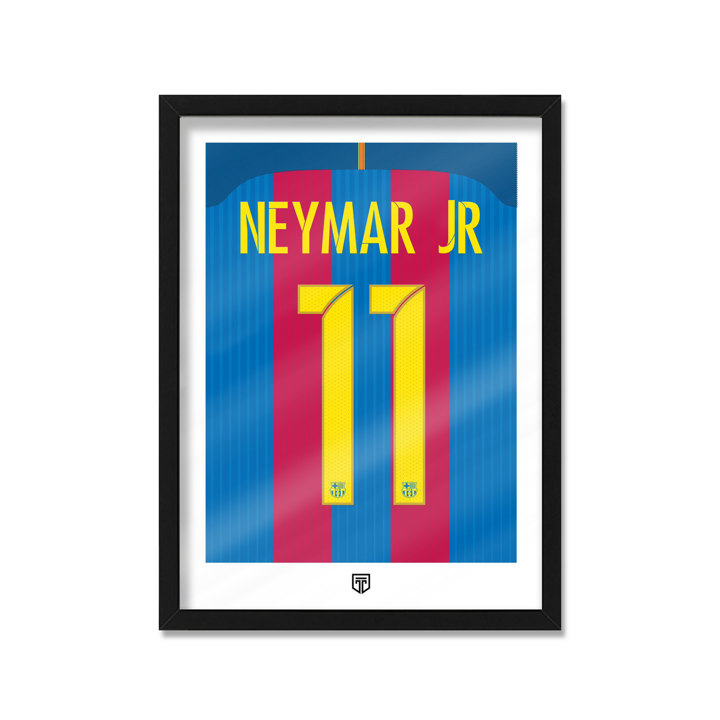 Cuadro Neymar Jr Barcelona 2016 Camiseta