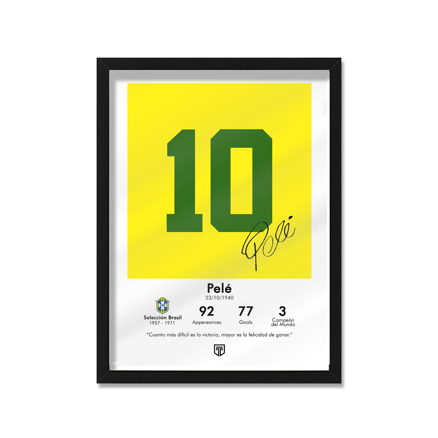CUADRO PELÉ HOF