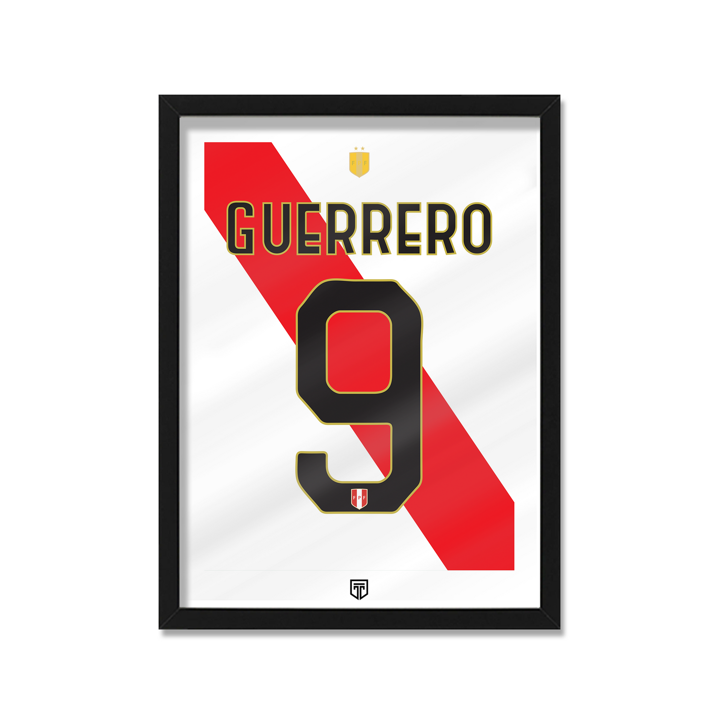 Cuadro Paolo Guerrero Perú 2019