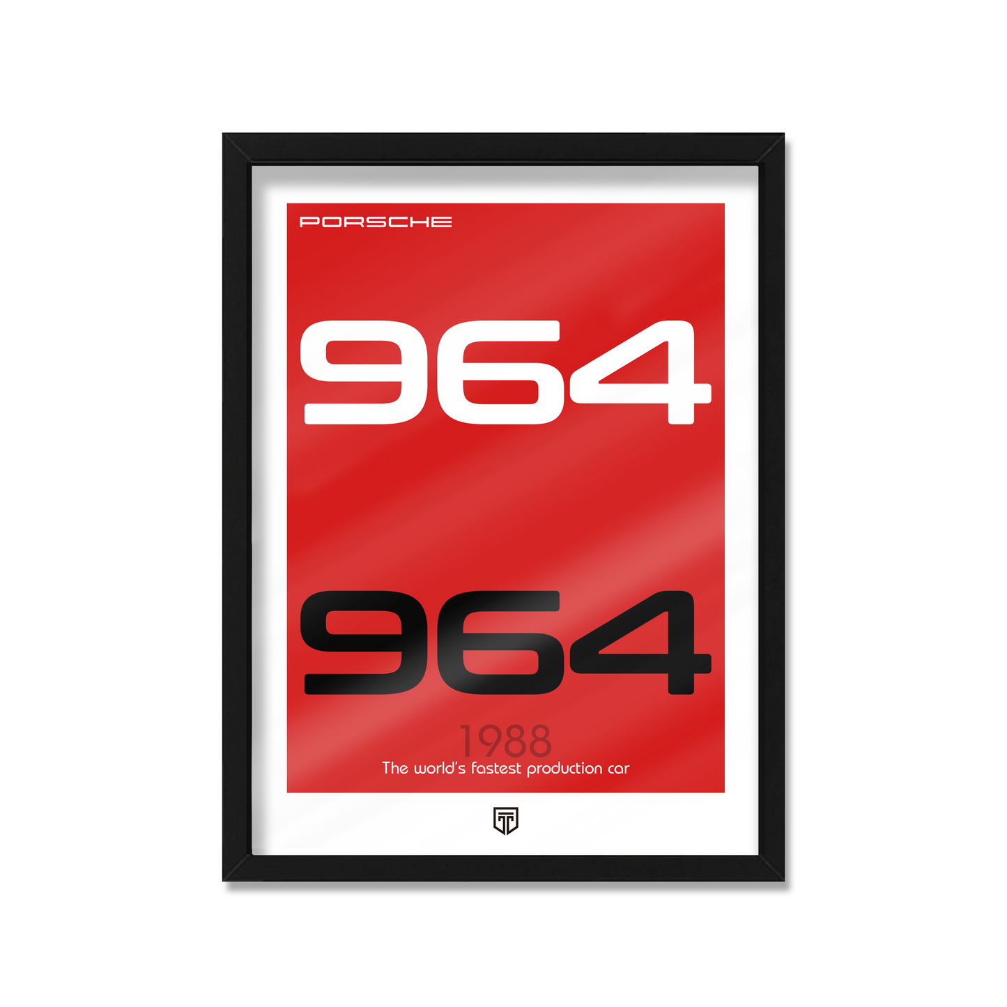 Poster Porsche 964 Carreras