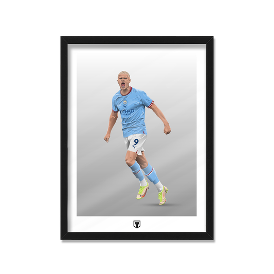POSTER HAALAND MANCHESTER CITY