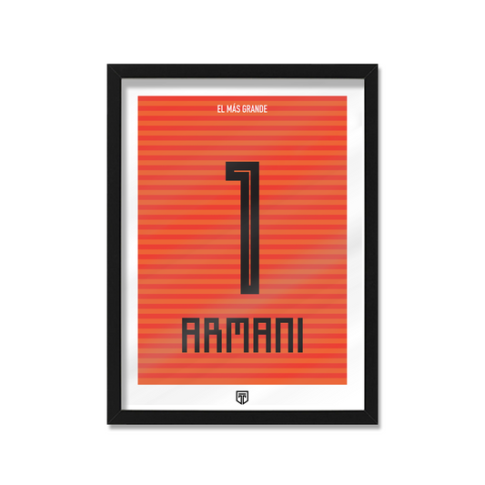 CUADRO ARMANI RIVER PLATE 2018
