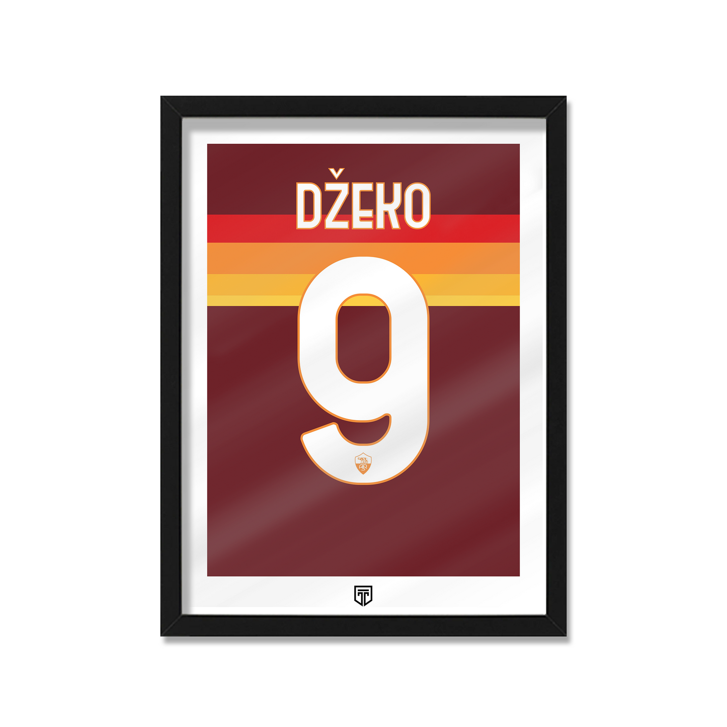Cuadro Dzeko Roma 2021