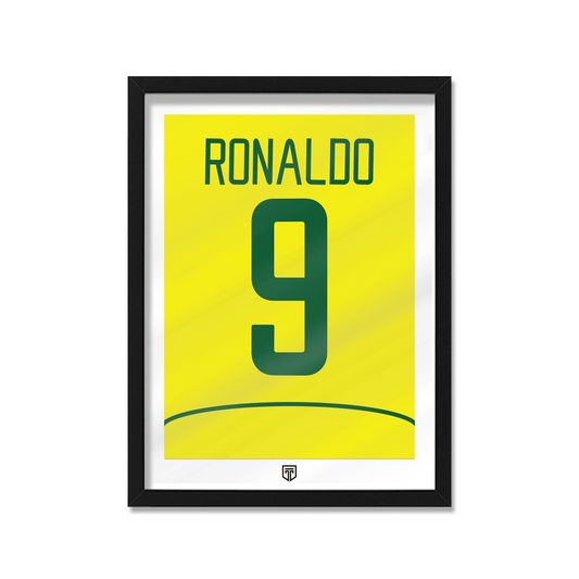 CUADRO RONALDO BRASIL 2002 DORSAL