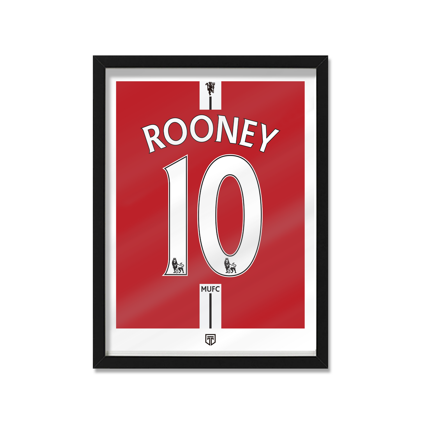 CUADRO ROONEY MANCHESTER UNITED 2007