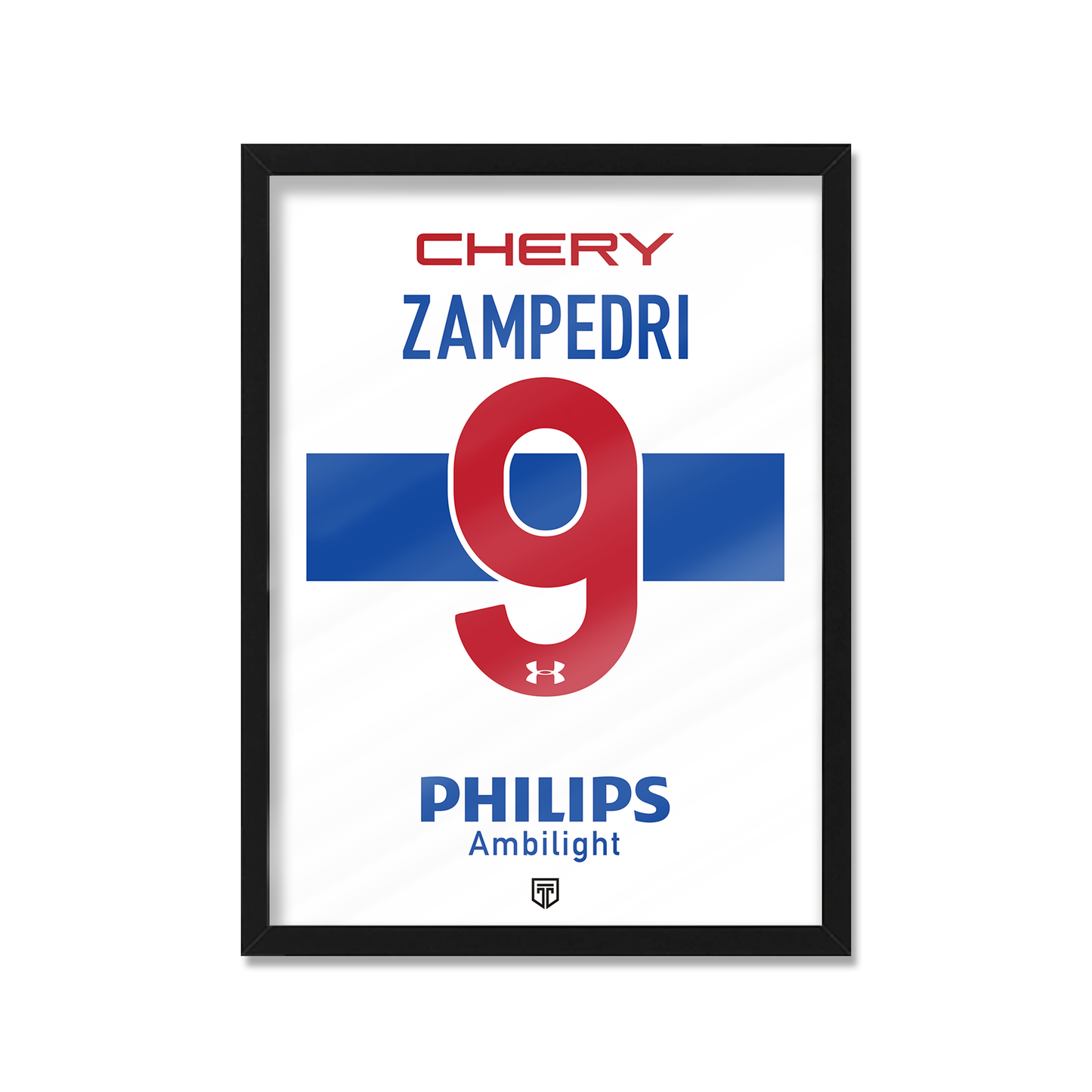 Cuadro Universidad Católica 2022 Zampedri Camiseta UC