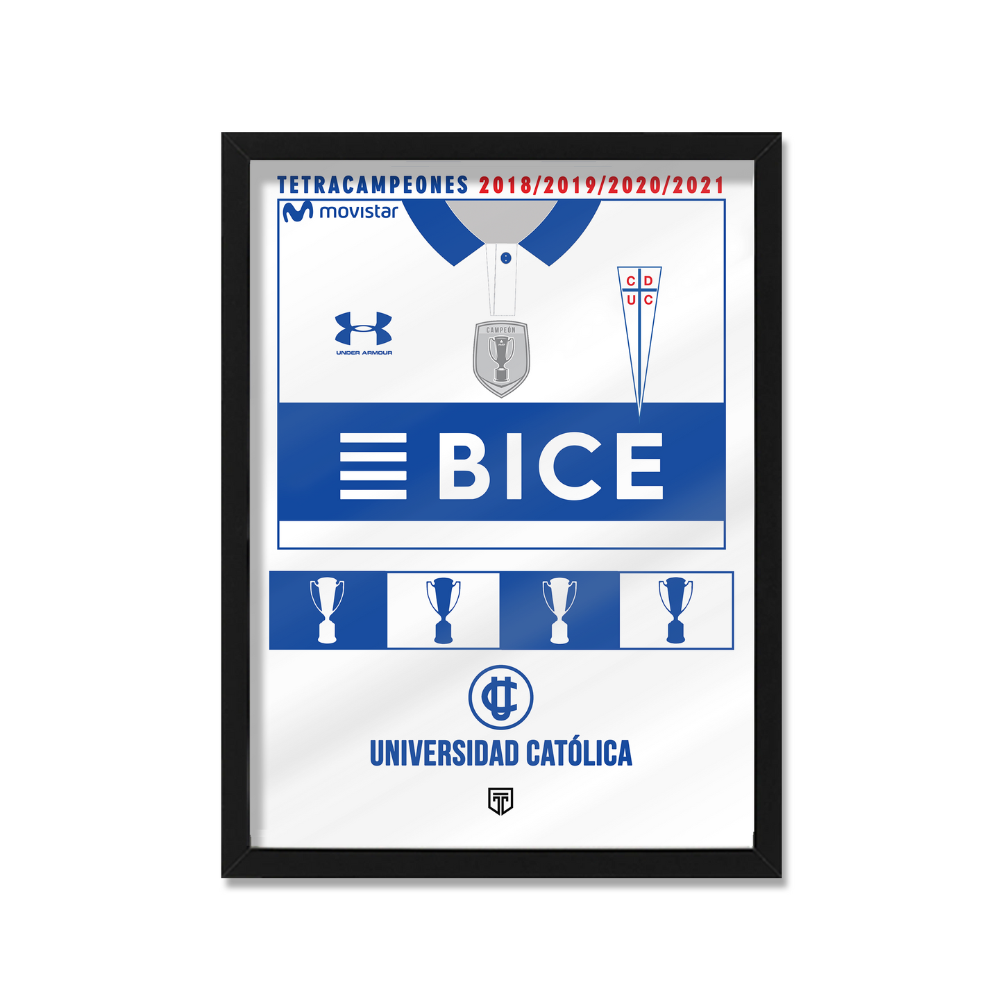 CUADRO UNIVERSIDAD CATÓLICA TETRACAMPEÓN 2