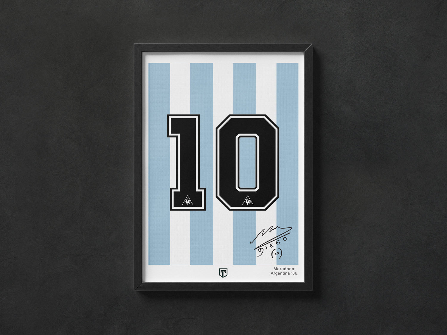 cuadro decorativo maradona