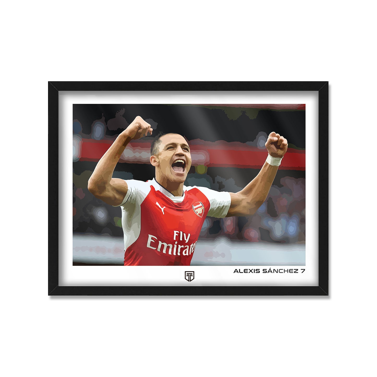 ALEXIS SÁNCHEZ 7 ARSENAL ILUSTRACIÓN