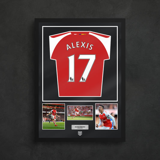 CUADRO ALEXIS ARSENAL MEMORABILIA