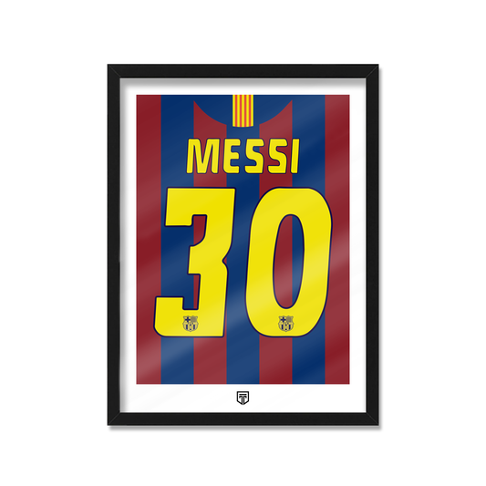 CUADRO BARCELONA 2004 MESSI