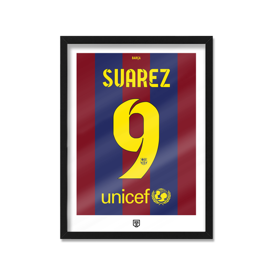 CUADRO BARCELONA 2015 SUAREZ