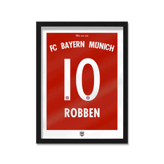 Cuadro Bayern 2013 Robben