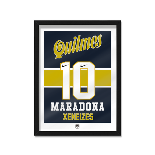 Cuadro Maradona Boca Jrs 1997 Camiseta