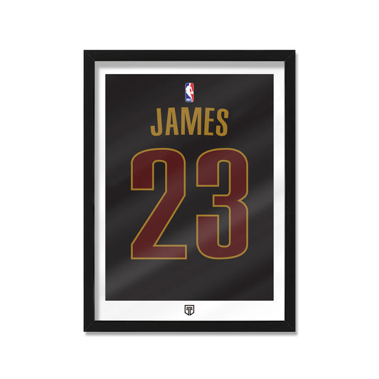 CUADRO LEBRON JAMES 23 CAVALIERS NBA