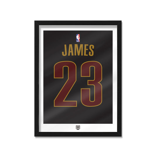 Cuadro Lebron James 23 Cavaliers Nba