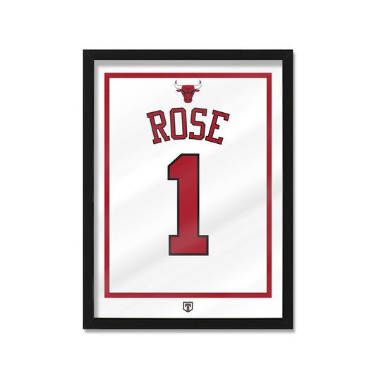 CUADRO DERRICK ROSE CHICAGO BULLS NBA