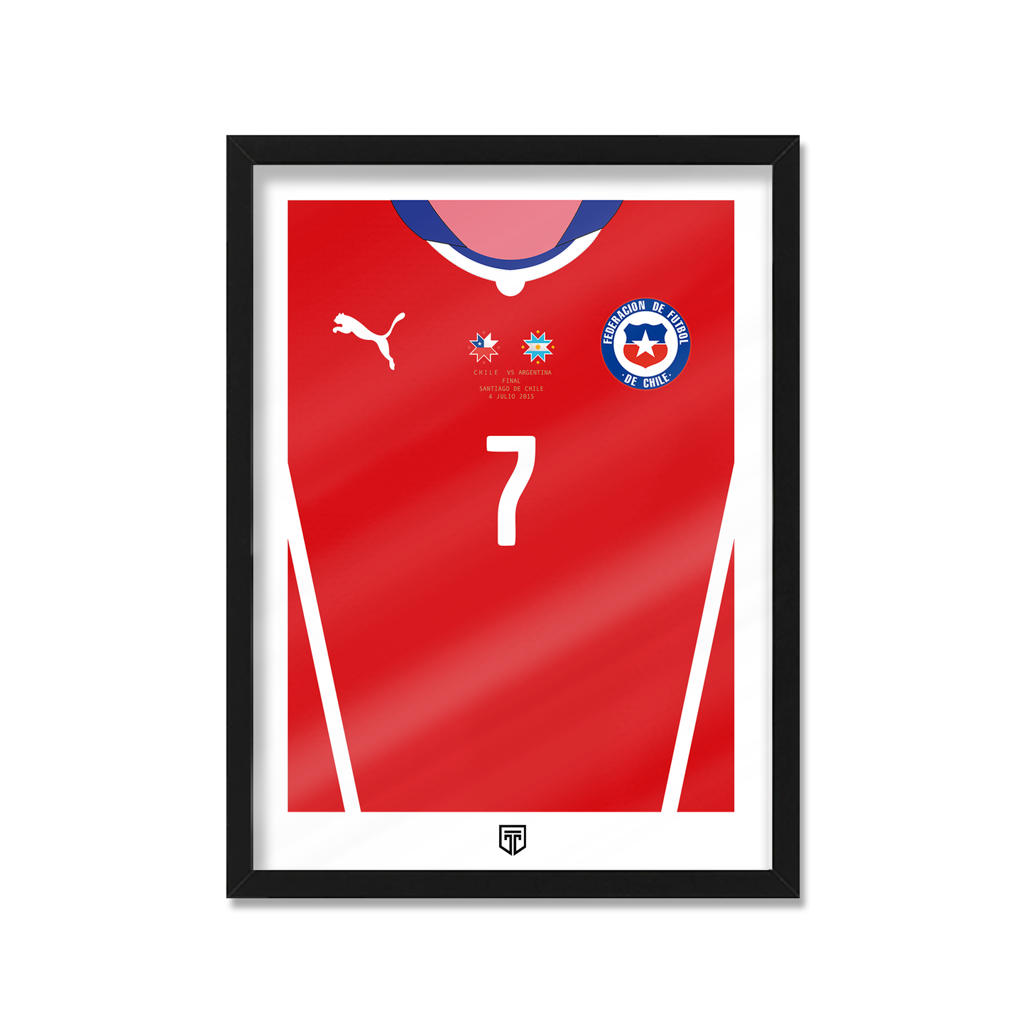 CHILE 2015 ALEXIS SANCHEZ FRONTAL