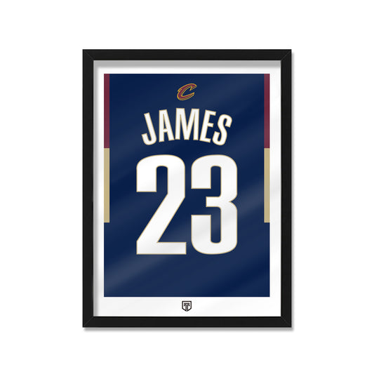 CUADRO LEBRON JAMES 23 CLEVELAND CAVALIERS NBA