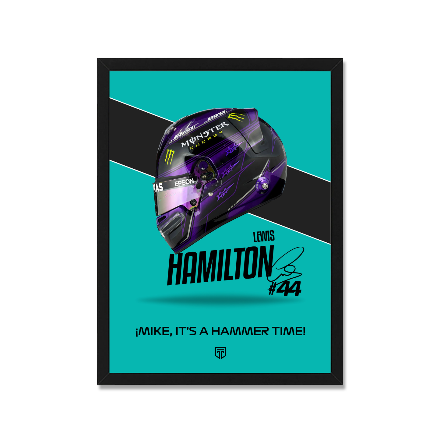 Poster Lewis Hamilton Fórmula 1