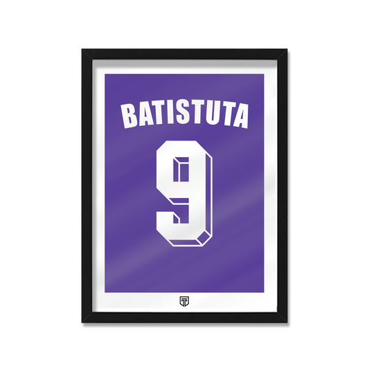 CUADRO BATISTUTA FIORENTINA