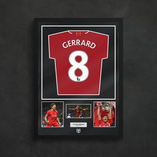 CUADRO GERRARD LIVERPOOL MEMORABILIA