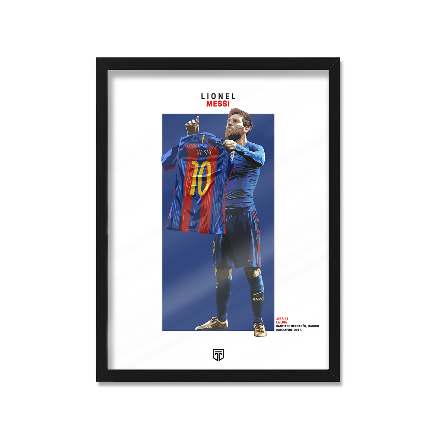 ILUSTRACIÓN MESSI BARCELONA