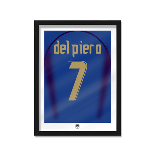 CUADRO DEL PIERO ITALIA 2006