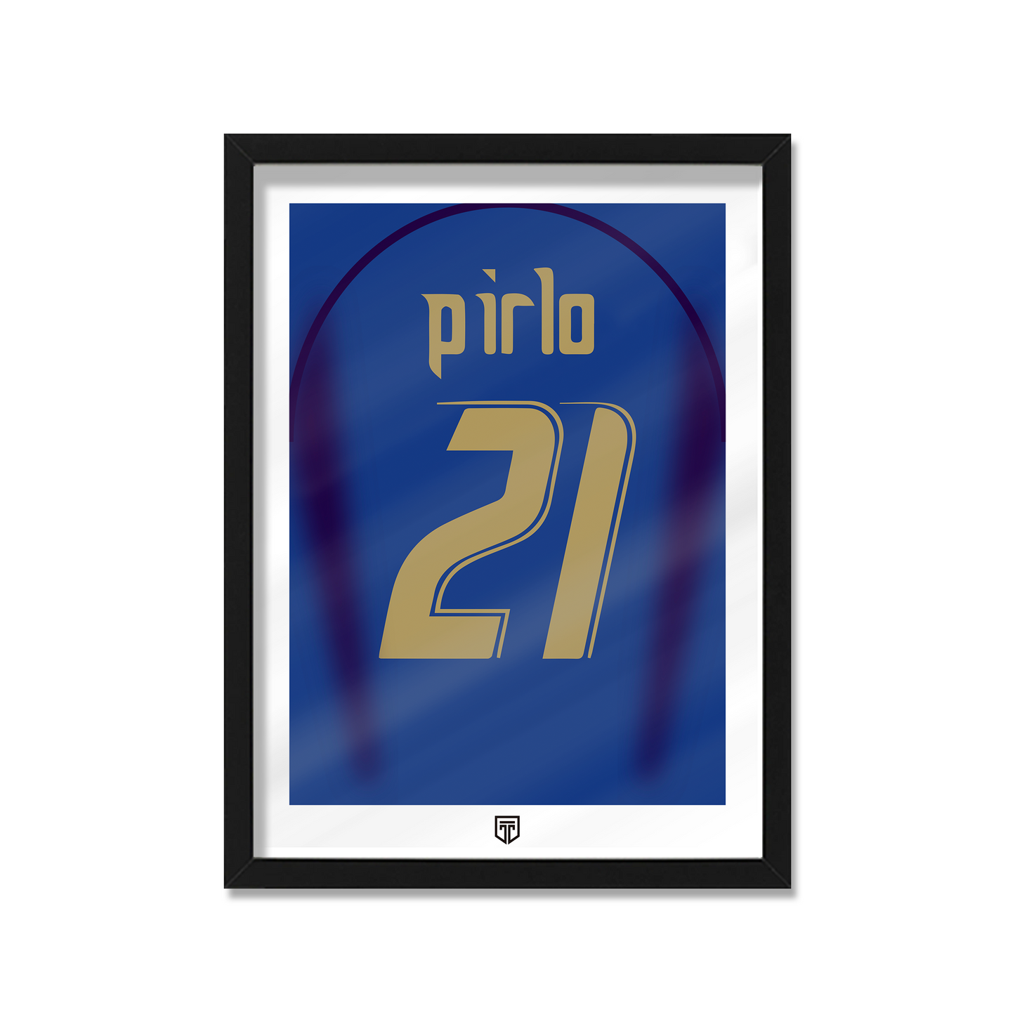 Cuadro Pirlo Italia 2006 Camiseta
