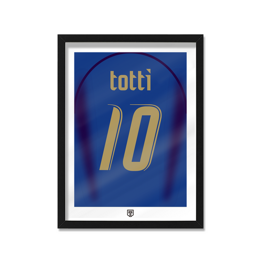 CUADRO TOTTI ITALIA 2006