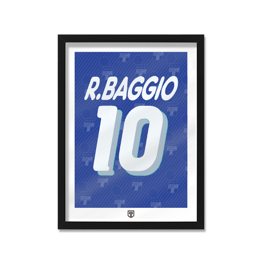 Cuadro Baggio Italia 94 Camiseta